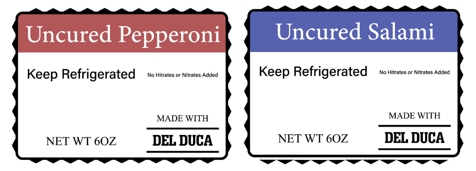 UncuredPepperoni UncuredSalami NewDesigns